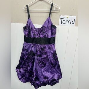 Torrid Purple Floral Dress. Size 18